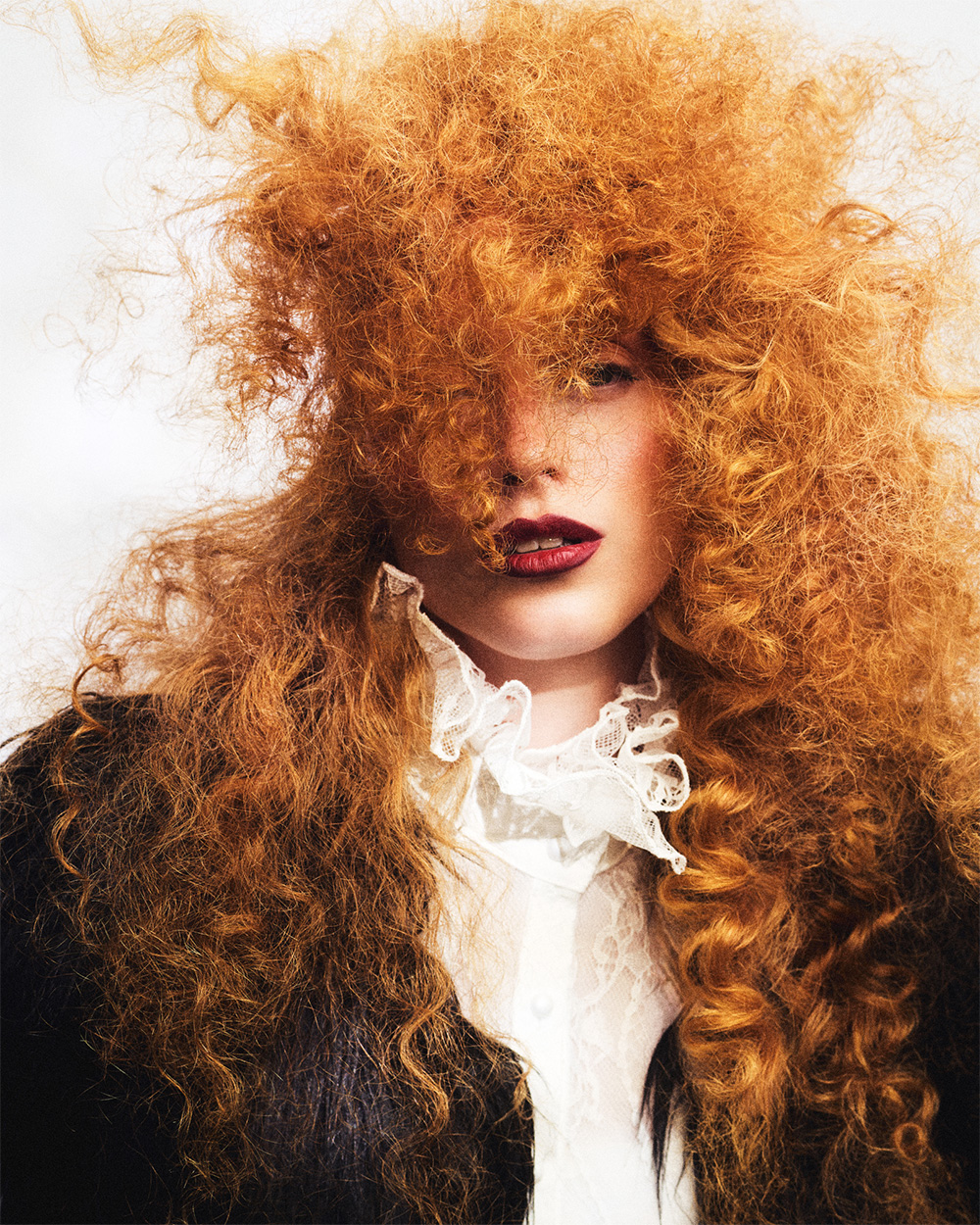 Copper Curl Layered Cut - Jamie Benny - BHA North Western Hairdresser of the Year 2026 Finalist Collection